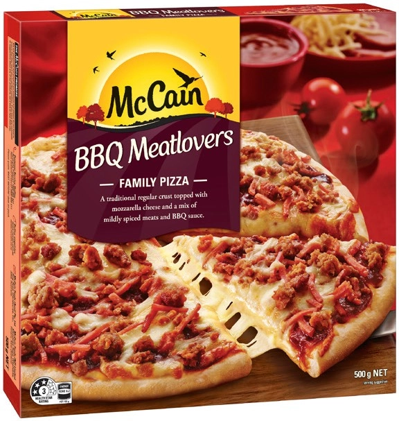 McCain Family Pizza 490‑500g Selected Varieties