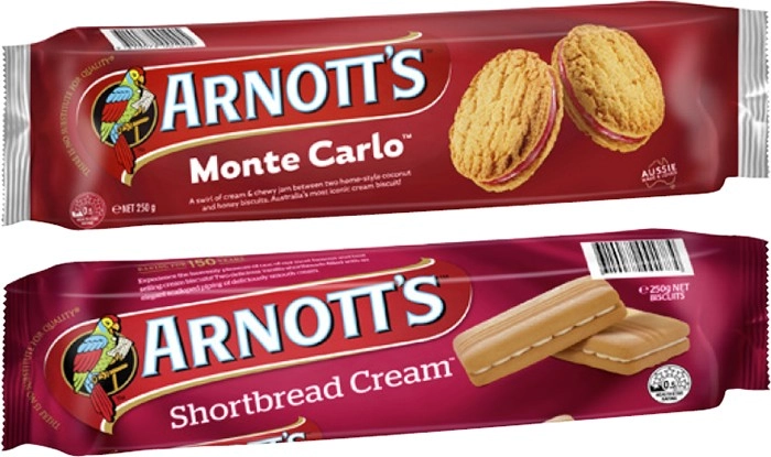 Arnott's Cream Biscuits 200g-250g