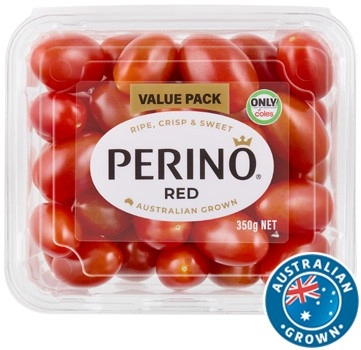 Australian Red Perino Tomatoes Entertainer 350g Pack