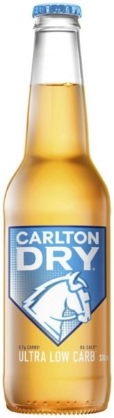 Carlton Dry Ultra Low Carb Bottles 24x 330mL