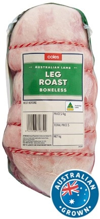 Coles Australian Lamb Boneless Leg Roast