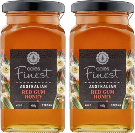 Coles Finest Australian Red Gum Honey 400g