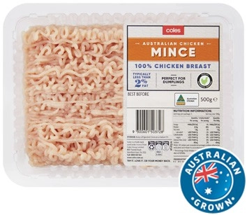 Coles RSPCA Approved Chicken Breast Mince 500g