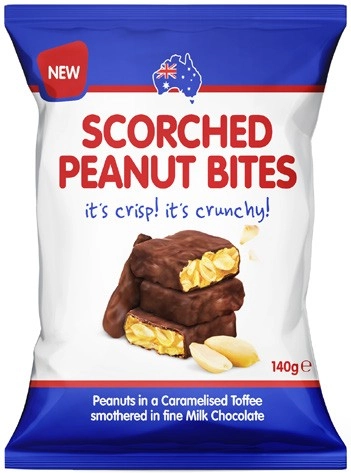 Cooks Bites Scorched Peanut 140g