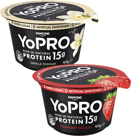 Danone YoPro Protein Yoghurt 160g