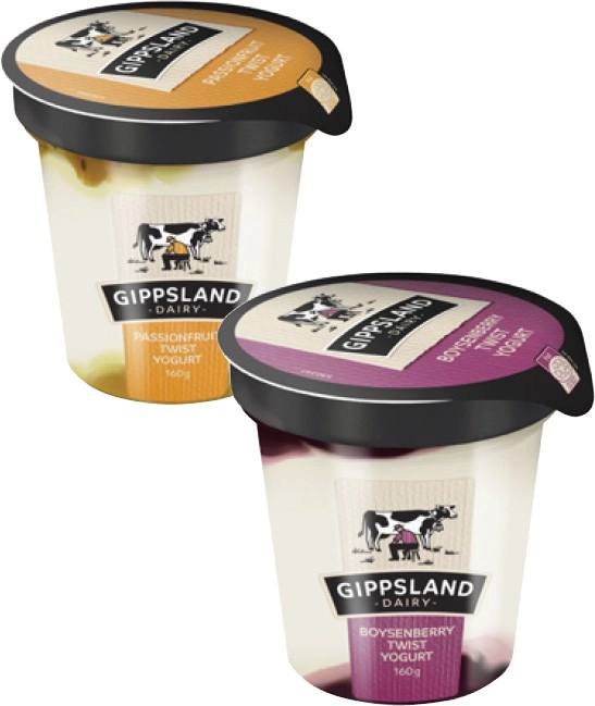 Gippsland Dairy Twist Yogurt 160g