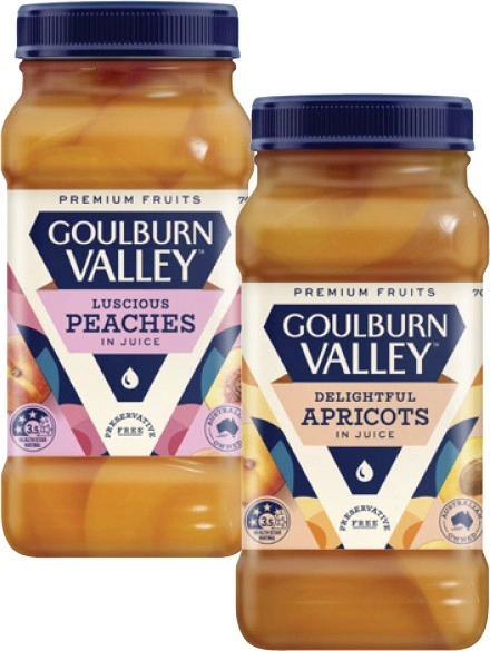 Goulburn Valley Fruits in Juice 700g