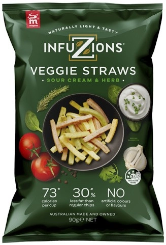 Infuzions Veggie Straws 90g