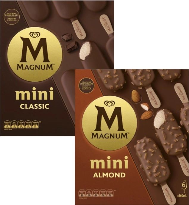 Magnum Mini Sticks 6 Pack 360mL