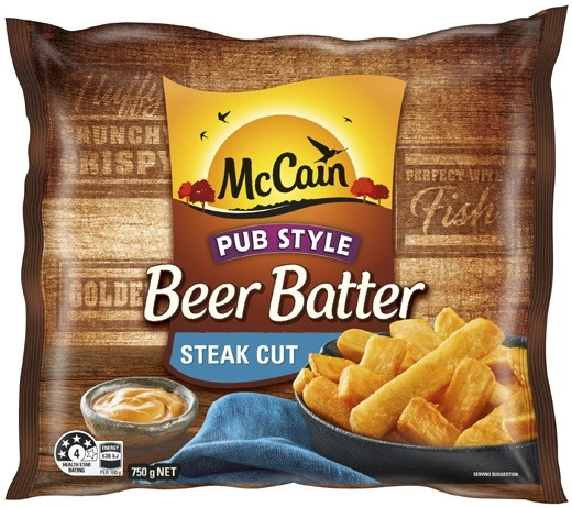 McCain Beer Batter Chips 750g