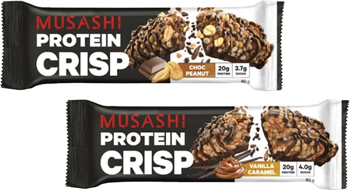 Musashi Protein Crisp Bar 60g