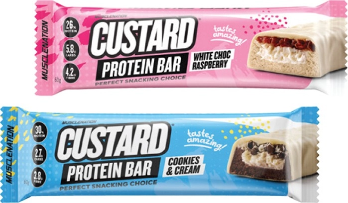 Muscle Nation Custard Protein Bar 60g