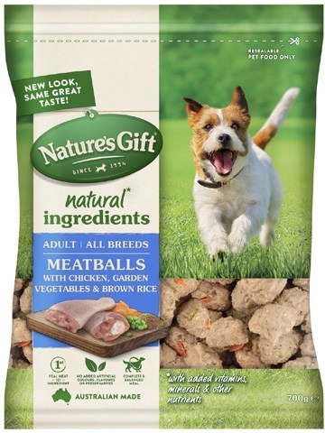 Nature's Gift Meatballs Dog Food 700g