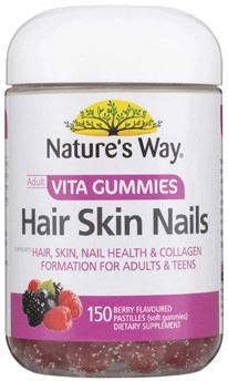 Nature's Way Adult Vita Gummies Hair Skin Nails 150 Pack