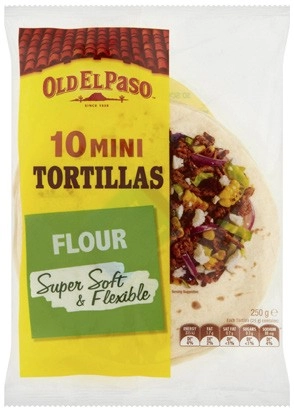 Old El Paso Mini Tortilla 10 Pack 250g