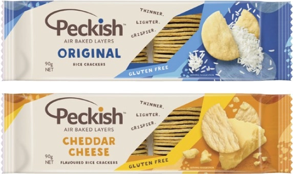 Peckish White Rice Crackers 90g