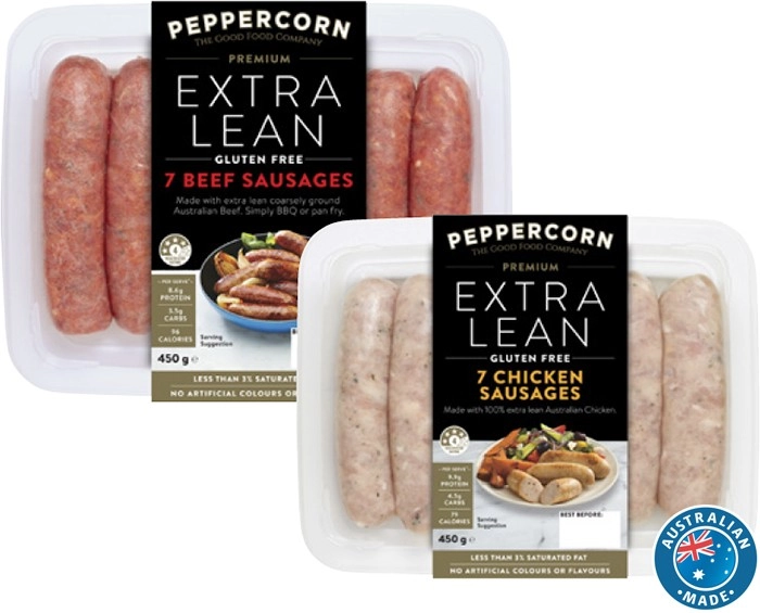 Peppercorn XL Sausages 450g