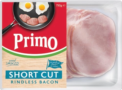 Primo Rindless Short Cut Bacon 750g