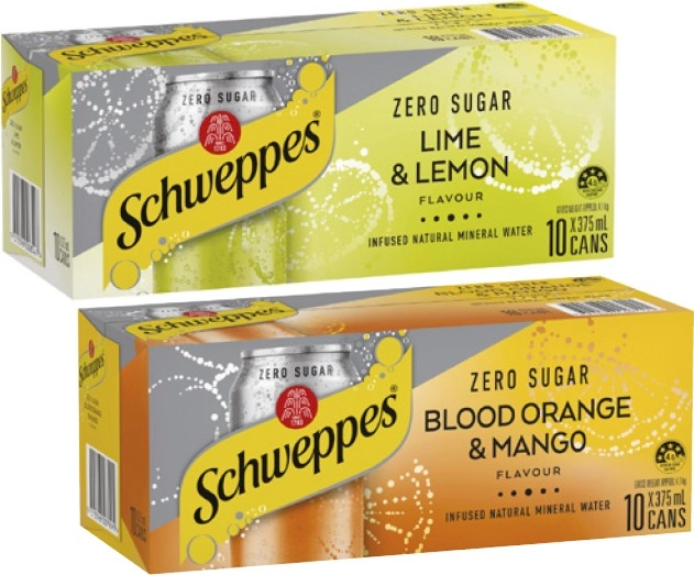 Schweppes Infused Water 10x375mL