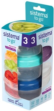 Sistema To Go Mini Bites 3 Pack