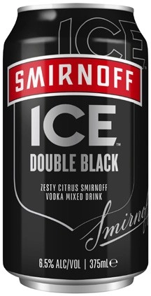 Smirnoff Ice Double Black Cans 10x375mL