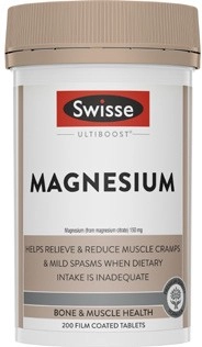 Swisse Ultiboost Magnesium Tablets 200 Pack