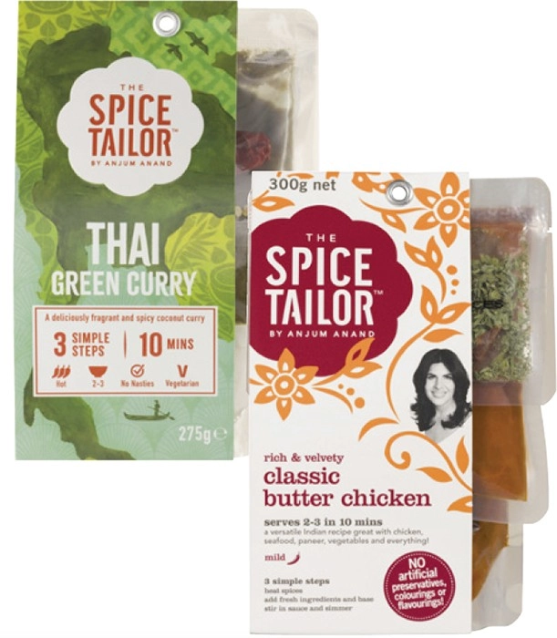 The Spice Tailor Asian or Indian Meal Kit 225g-500g