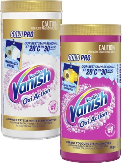 Vanish Napisan Oxi Action Gold Pro Stain Remover 2kg