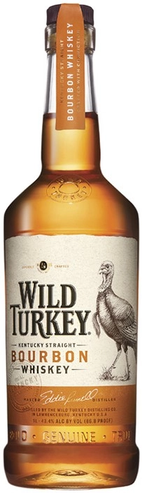 Wild Turkey Kentucky Straight Bourbon Whiskey 1 Litre