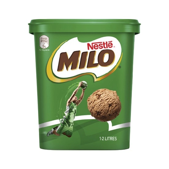 Cadbury or Milo Family Tubs 1.2 Litre – From the Freezer