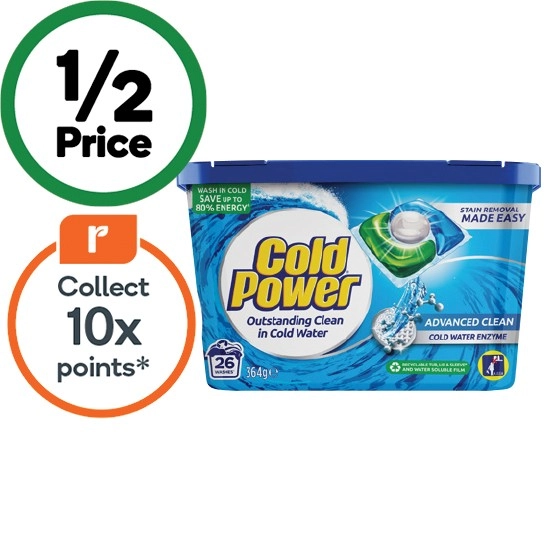 Cold Power Laundry Capsules Pk 26