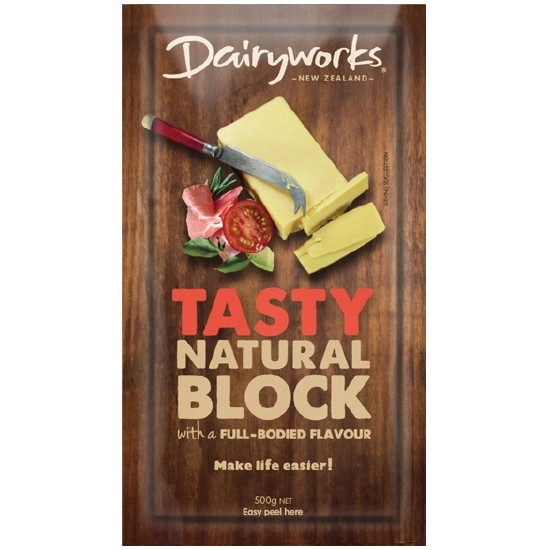 Dairyworks Tasty Block 500g