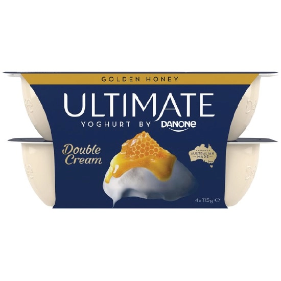 Danone Ultimate Double Cream Yoghurt 4 x 115g – From the Fridge