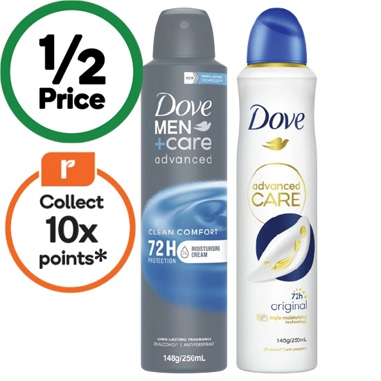 Dove Advanced Deodorant 72h 250ml