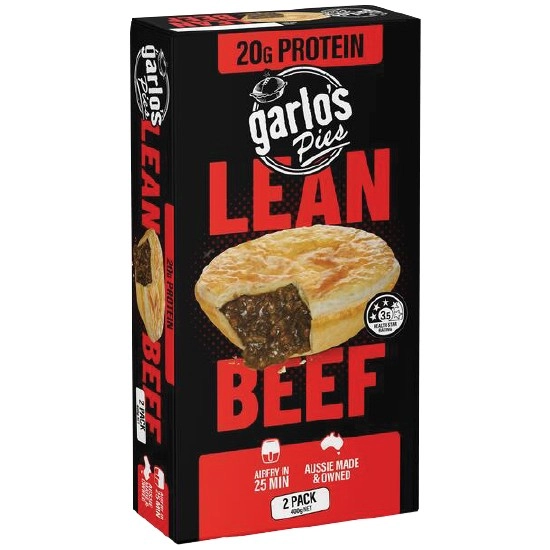 Garlo’s Pies 400g Pk 2