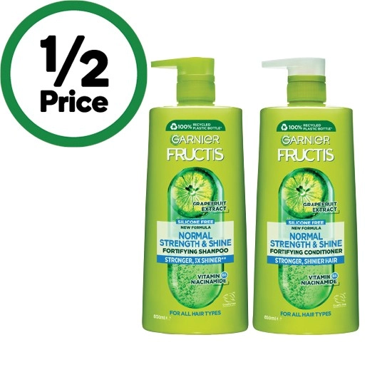 Garnier Fructis Shampoo or Conditioner 850ml