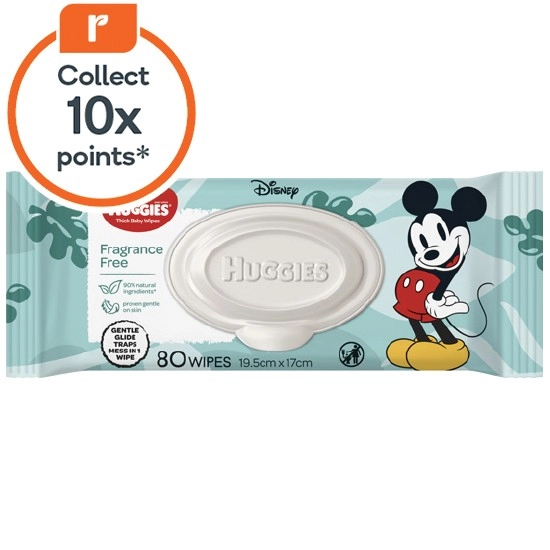 Huggies Thick Baby Wipes Pk 80