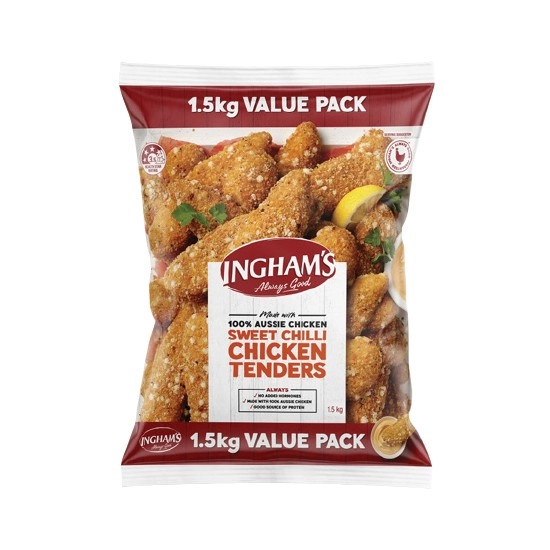 Ingham’s Chicken Tenders, Original Nuggets or Dino Nuggets 1.5 kg