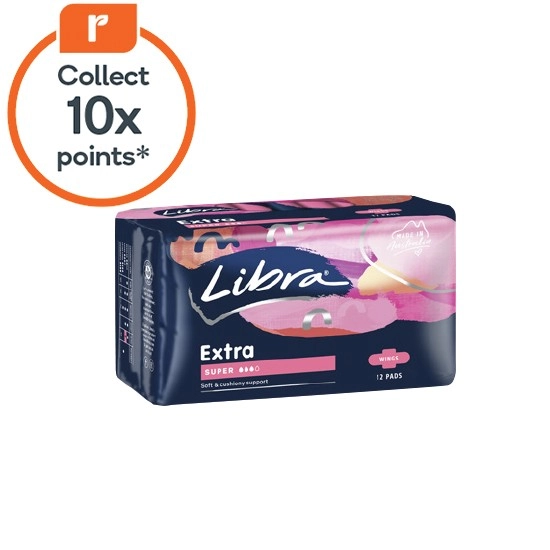 Libra Extra Pads Pk 10-18 or Ultrathins Pads Pk 6-16