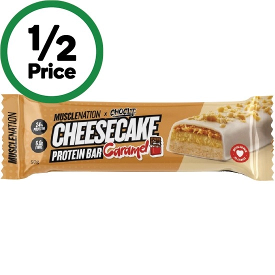 Muscle Nation Cheesecake Protein Bar 50g~