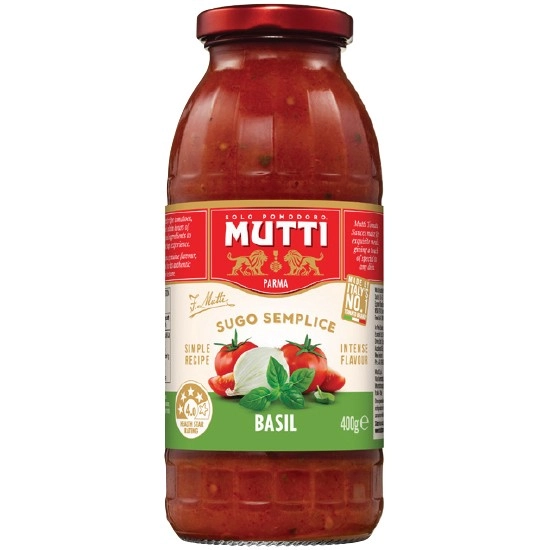 Mutti Sugo Semplice Pasta Sauce 400g