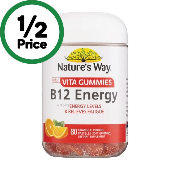 Nature’s Way Adult Vita Gummies B12 Pk 80~