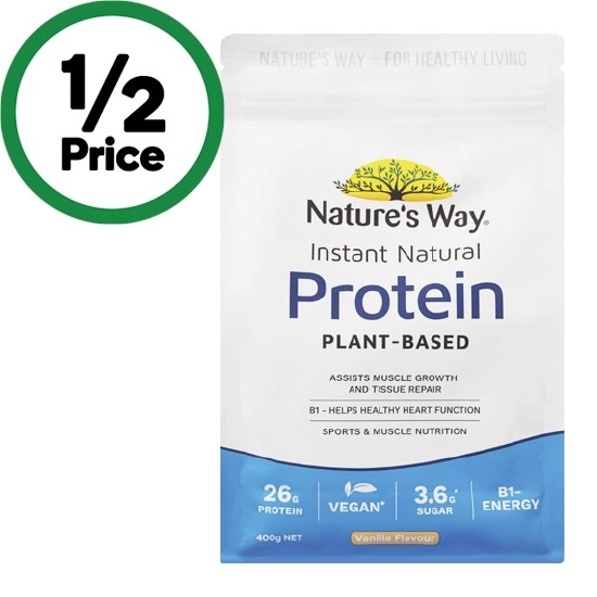 Nature’s Way Instant Natural Protein Powder 400g~