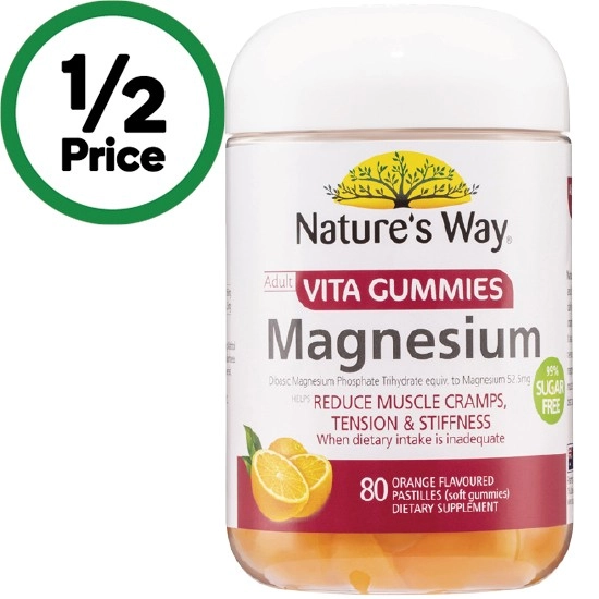 Nature’s Way Magnesium Vita Gummies Pk 80~