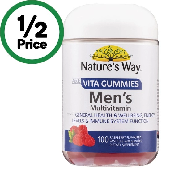 Nature’s Way Men’s Multivitamin Vita Gummies Pk 100#