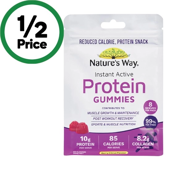 Nature’s Way Protein Gummies Pk 40~