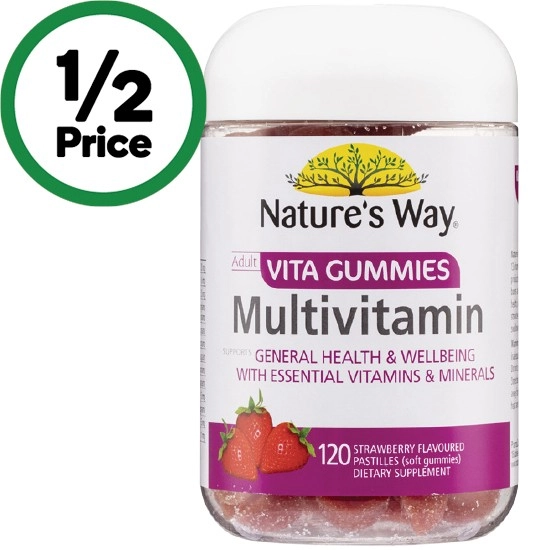 Nature’s Way Vita Gummies Multivitamin for Adults Pk 120~