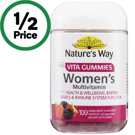 Nature’s Way Vita Gummies Women’s Multivitamin Pk 100~