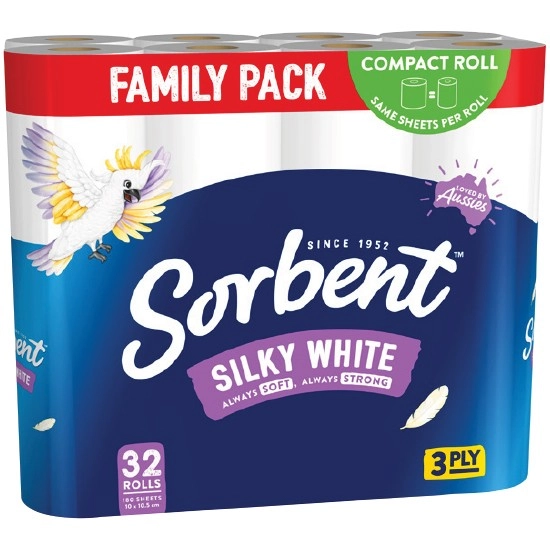 Sorbent Toilet Tissue Pk 32