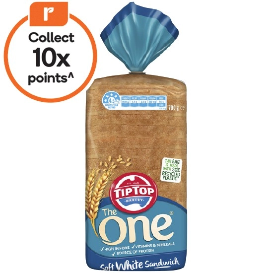 Tip Top The One Bread Loaf Varieties 700g